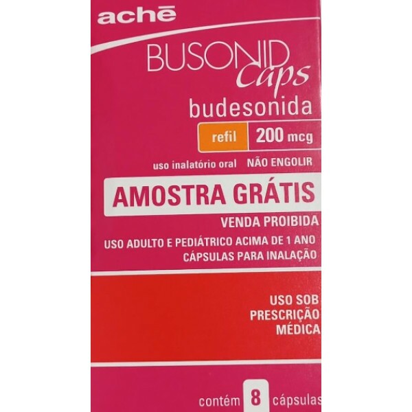 Busonid Caps - Budesonida 200mcg - 8 Cápsulas